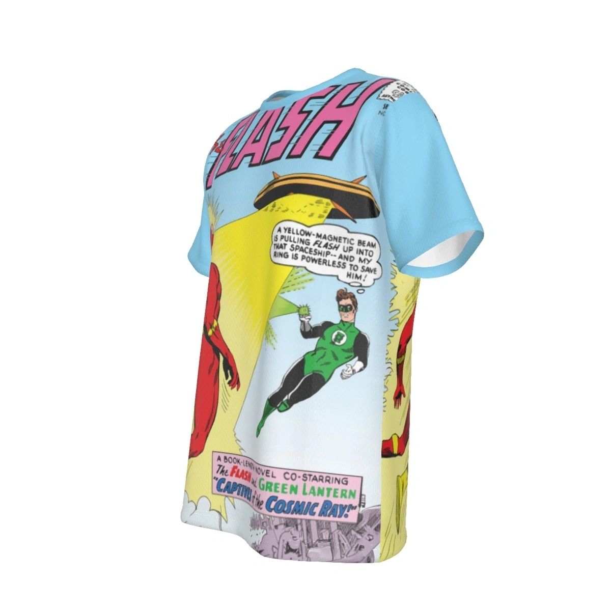FLASH 131 OVER PRINT SHIRT AND TANK- 1ST MEETING GREEN LANTERN