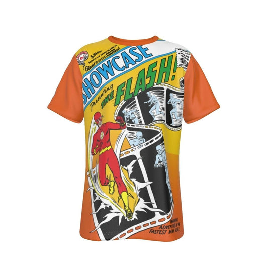 SHOWCASE 4 OVER PRINT SHIRT AND TANK- 1ST FLASH (BARRY ALLEN)
