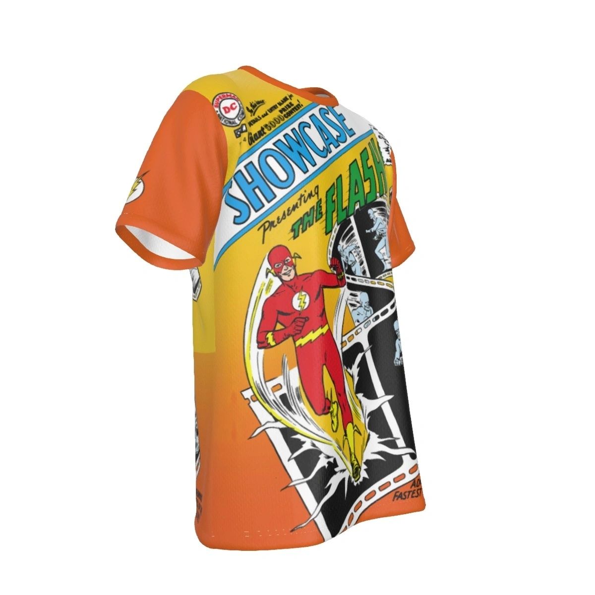 SHOWCASE 4 OVER PRINT SHIRT AND TANK- 1ST FLASH (BARRY ALLEN)