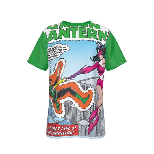 GREEN LANTERN 16 OVER PRINT SHIRT AND TANK- 1ST STAR SAPPHIRE
