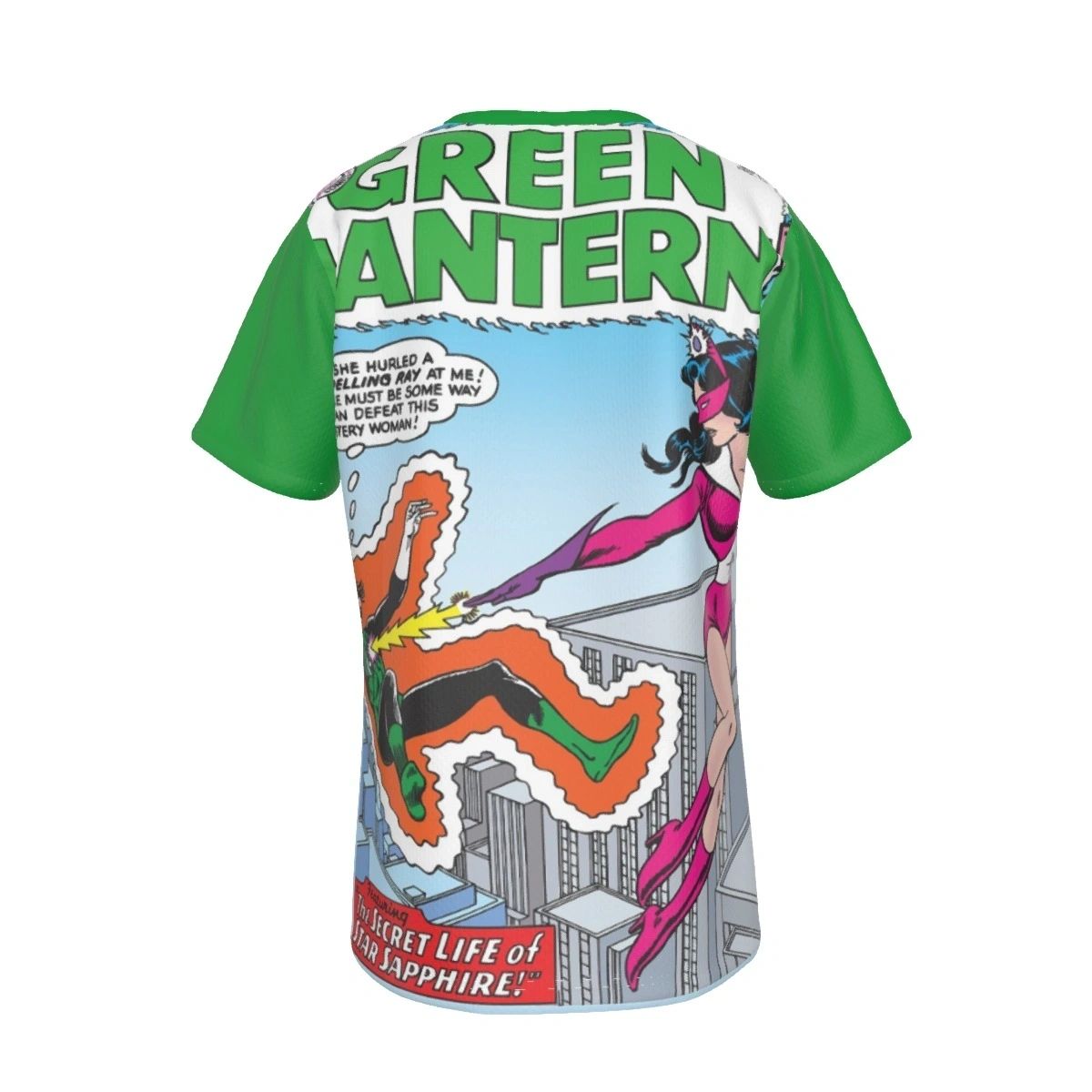 GREEN LANTERN 16 OVER PRINT SHIRT AND TANK- 1ST STAR SAPPHIRE