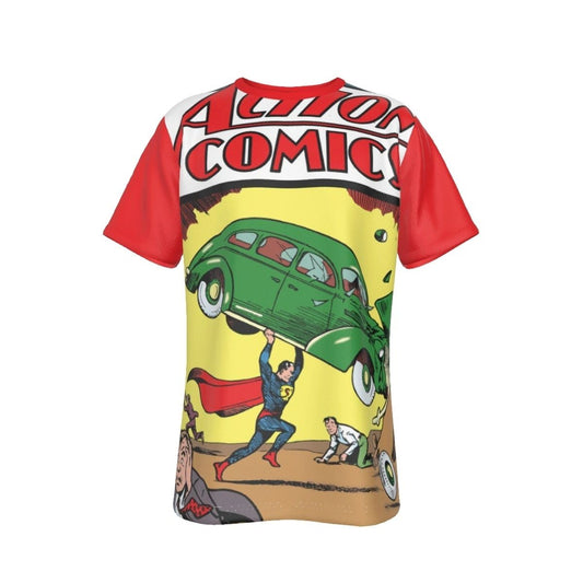 ACTION 1 OVER PRINT SHIRT AND TANK- 1ST SUPERMAN