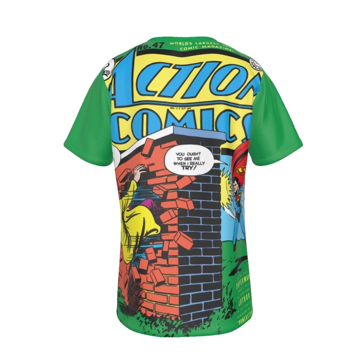 ACTION 47 OVER PRINT SHIRT AND TANK- 1ST LEX LUTHOR ON COVER