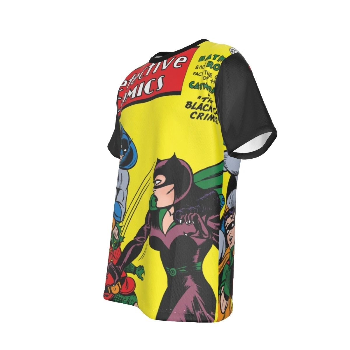 DETECTIVE 122 ALL OVER PRINT SHIRT AND TANK TOP - 1ST COVER OF CATWOMAN