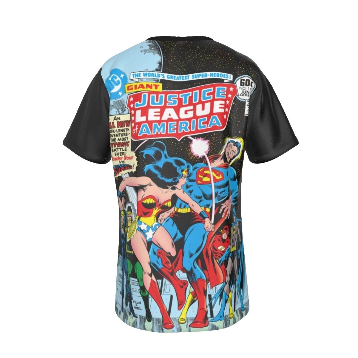 JLA 143 ALL OVER PRINT SHIRT AND TANK - SUPERMAN VS WONDER WOMAN