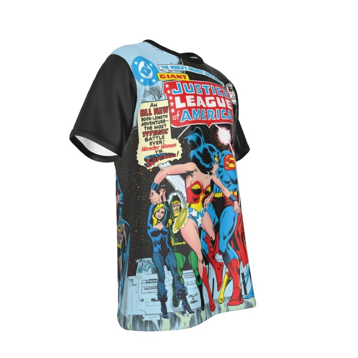 JLA 143 ALL OVER PRINT SHIRT AND TANK - SUPERMAN VS WONDER WOMAN