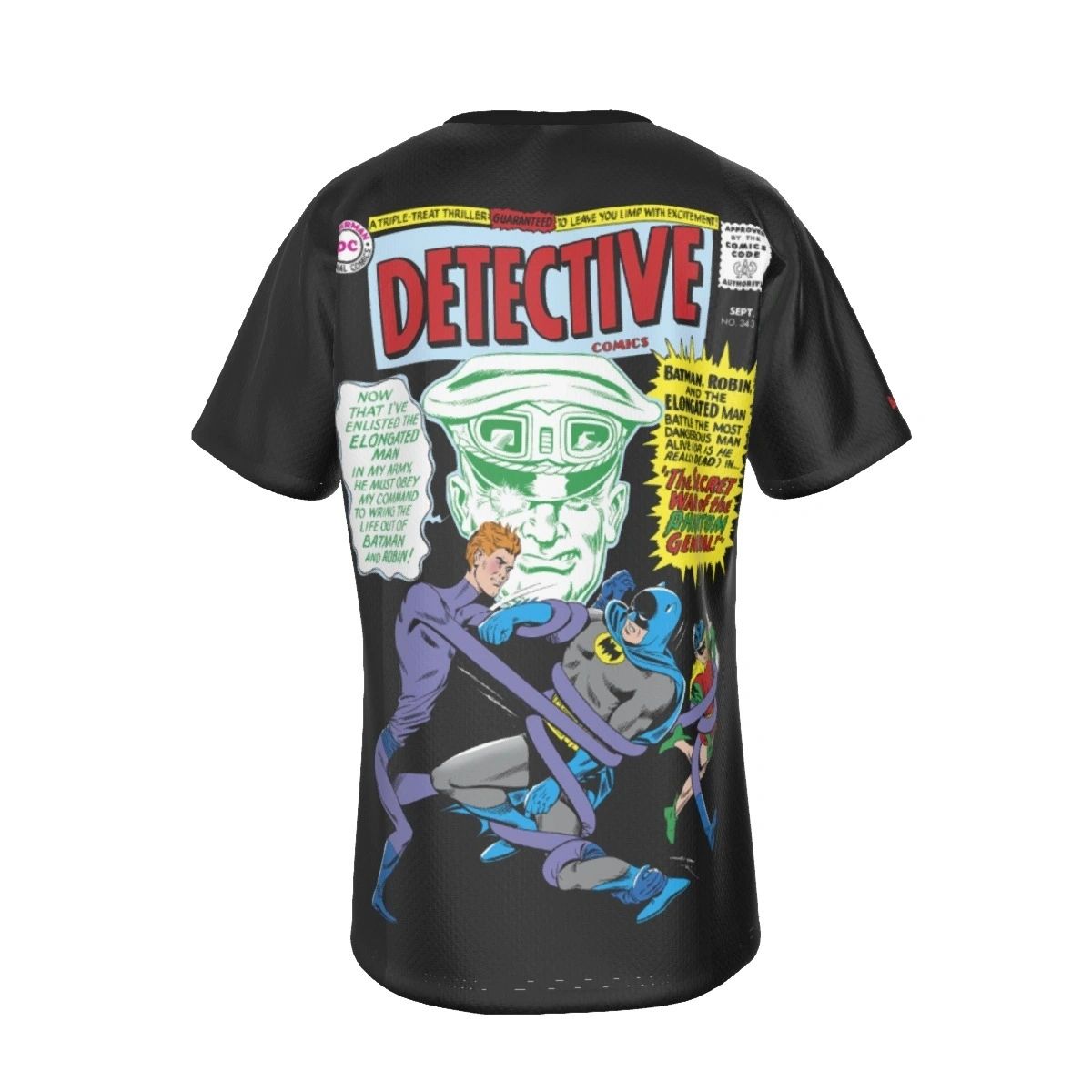 DETECTIVE 343 ALL OVER PRINT SHIRT AND TANK TOP - ELONGATED MAN