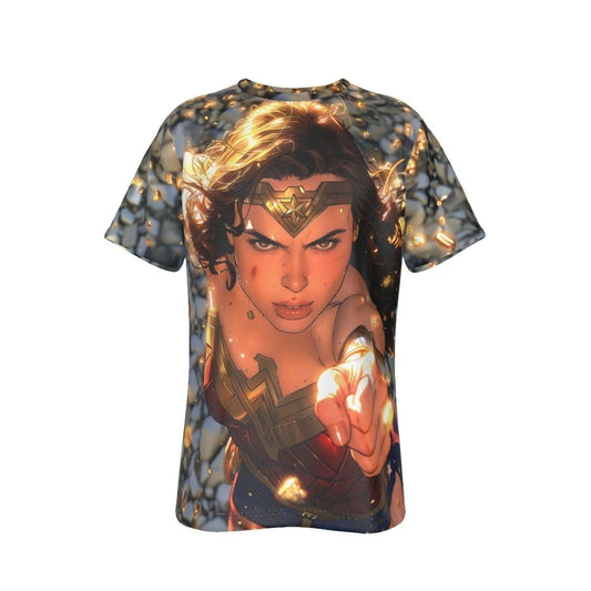 WONDER WOMAN DEFLECTION ALL OVER PRINT SHIRT AND TANK TOP