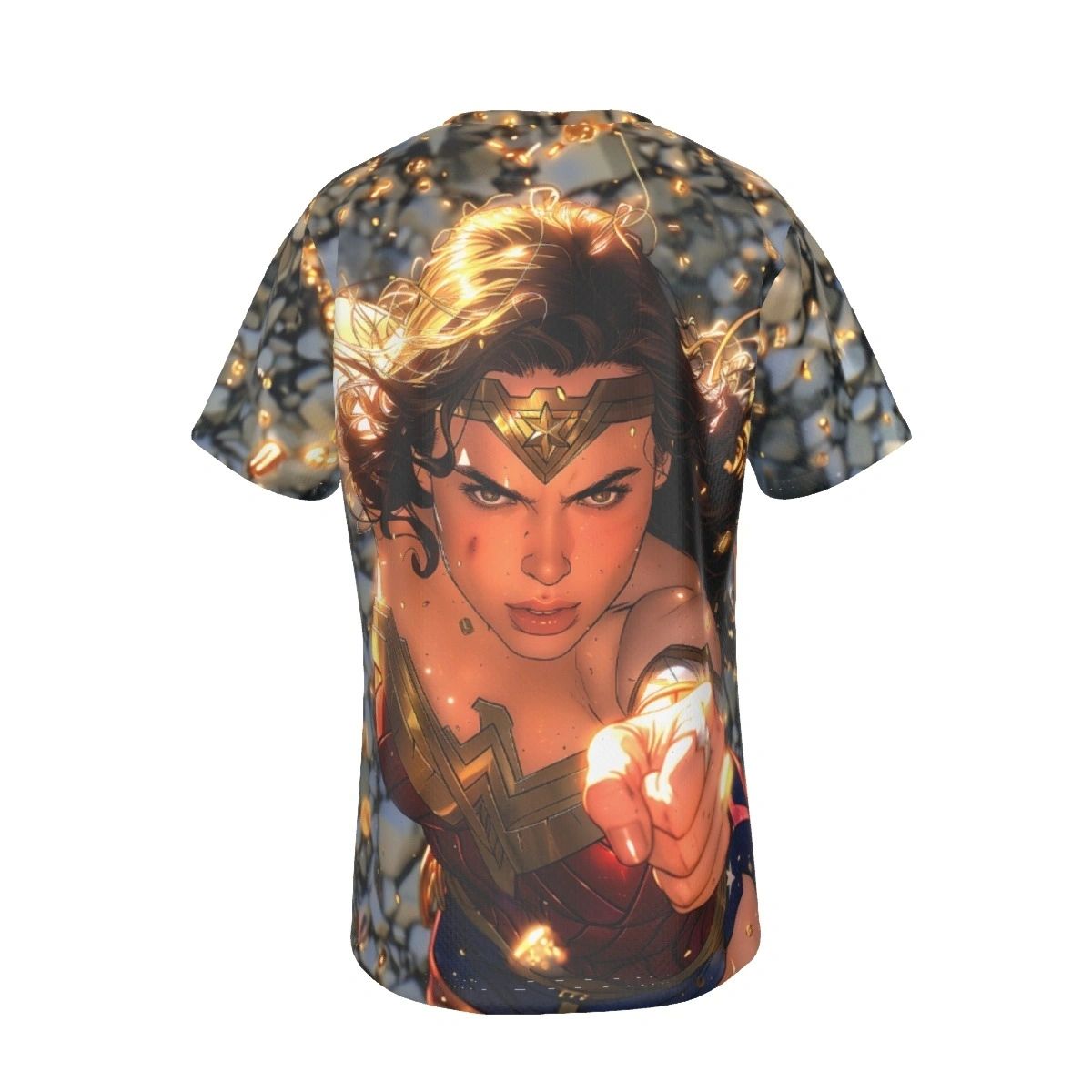 WONDER WOMAN DEFLECTION ALL OVER PRINT SHIRT AND TANK TOP