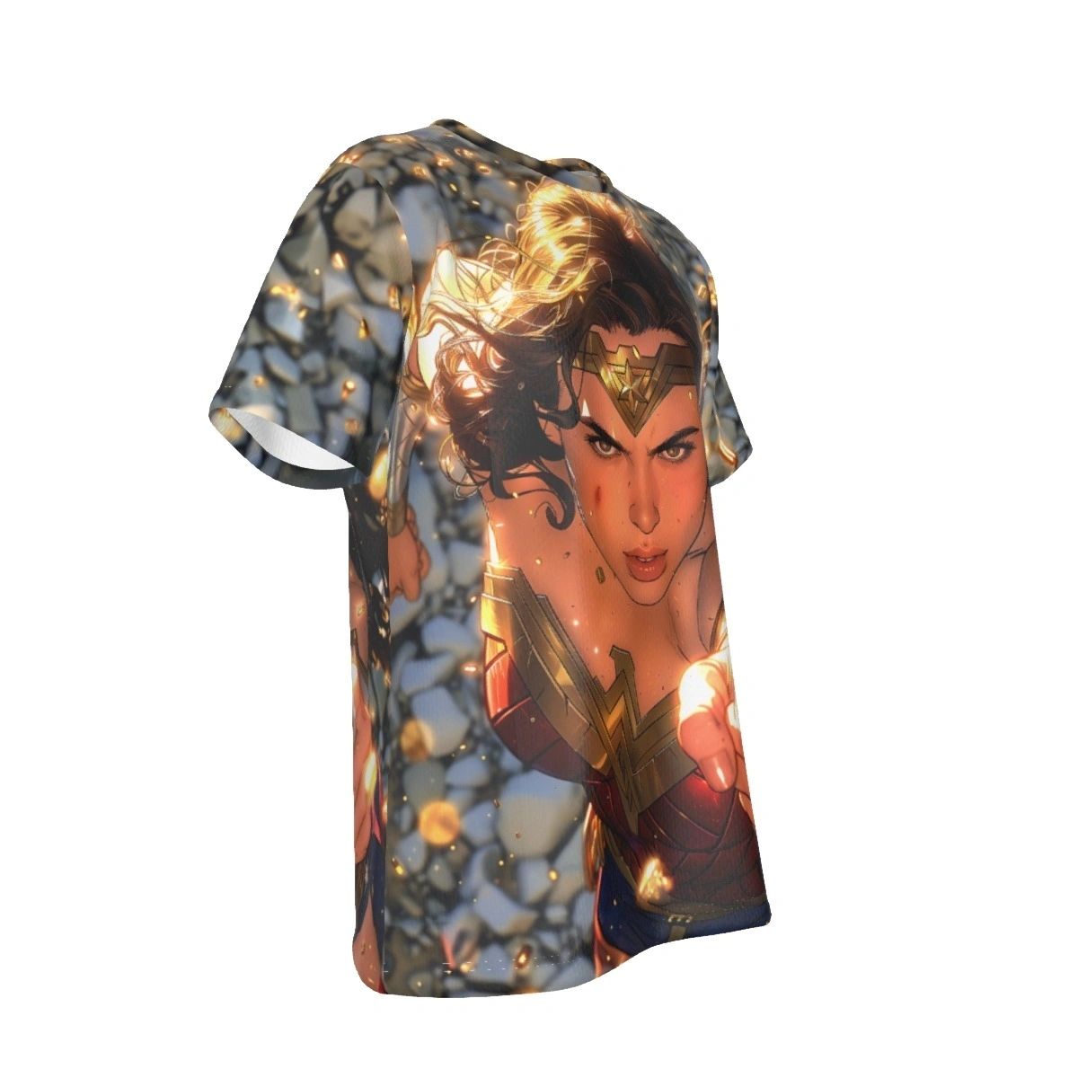 WONDER WOMAN DEFLECTION ALL OVER PRINT SHIRT AND TANK TOP