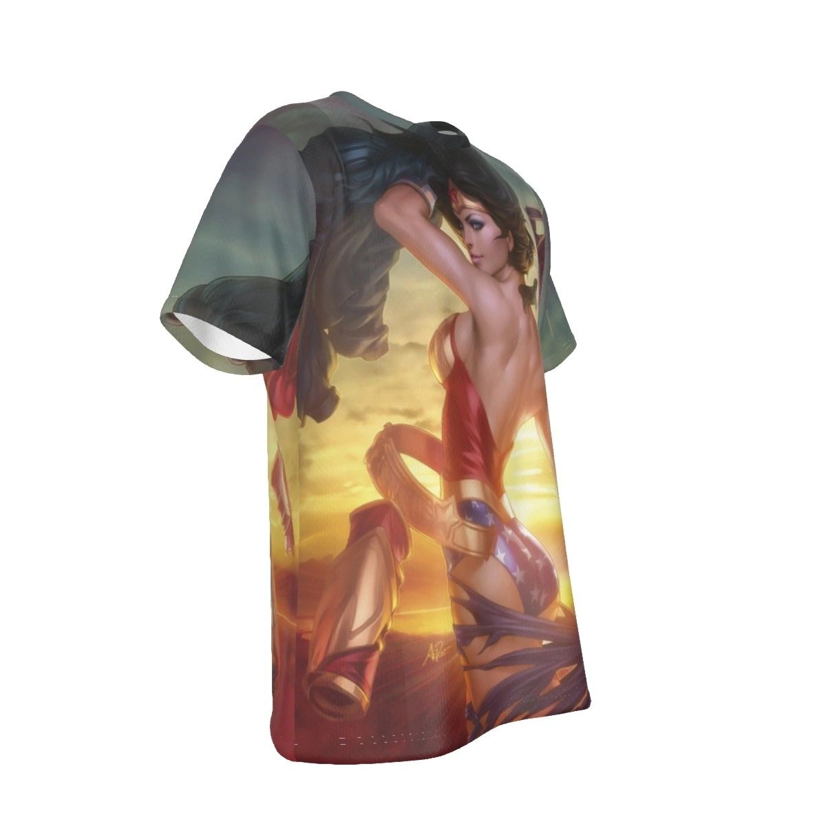 WONDER WOMAN ALL OVER PRINT SHIRT AND TANK TOP - STANLEY ARTGEM LAU ART