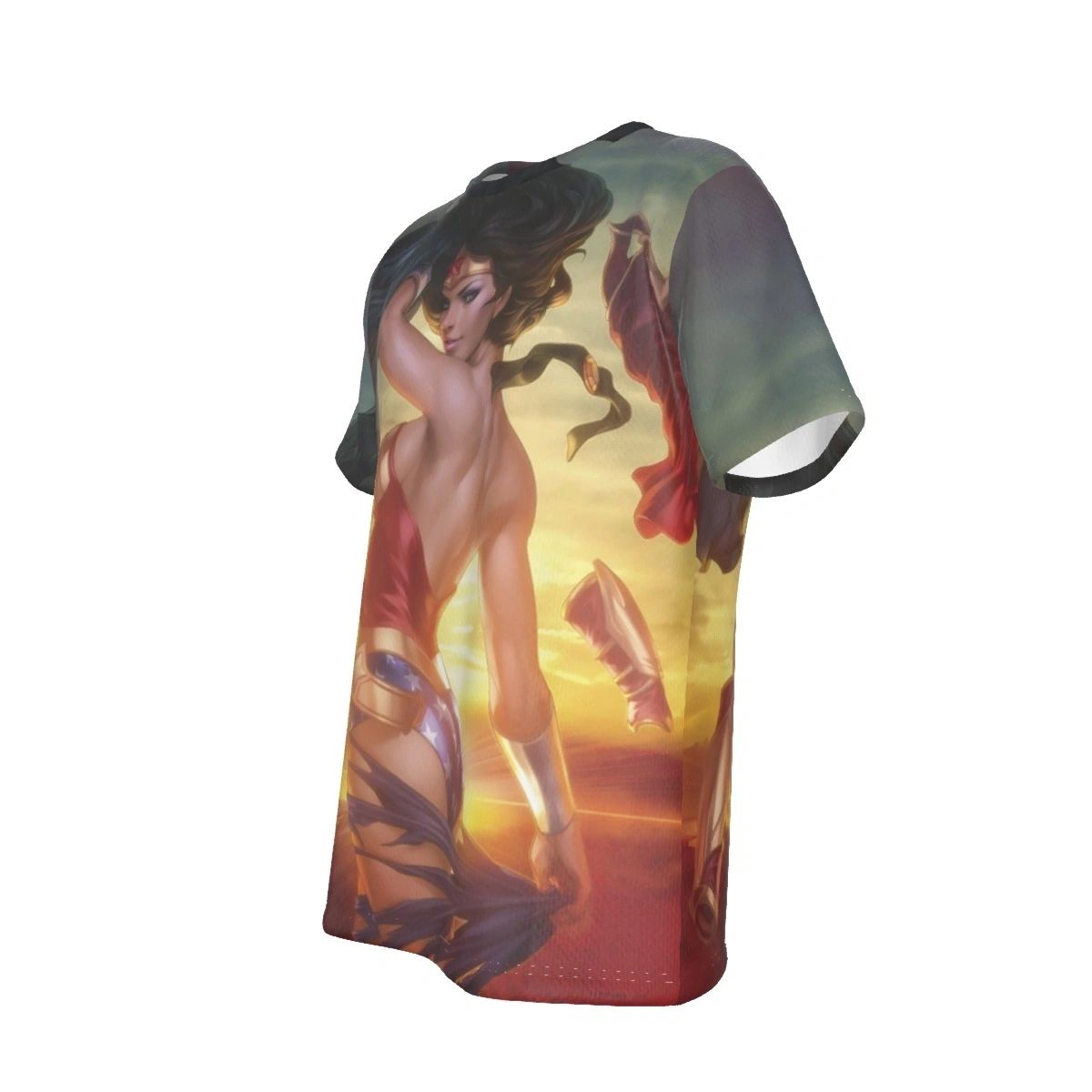 WONDER WOMAN ALL OVER PRINT SHIRT AND TANK TOP - STANLEY ARTGEM LAU ART