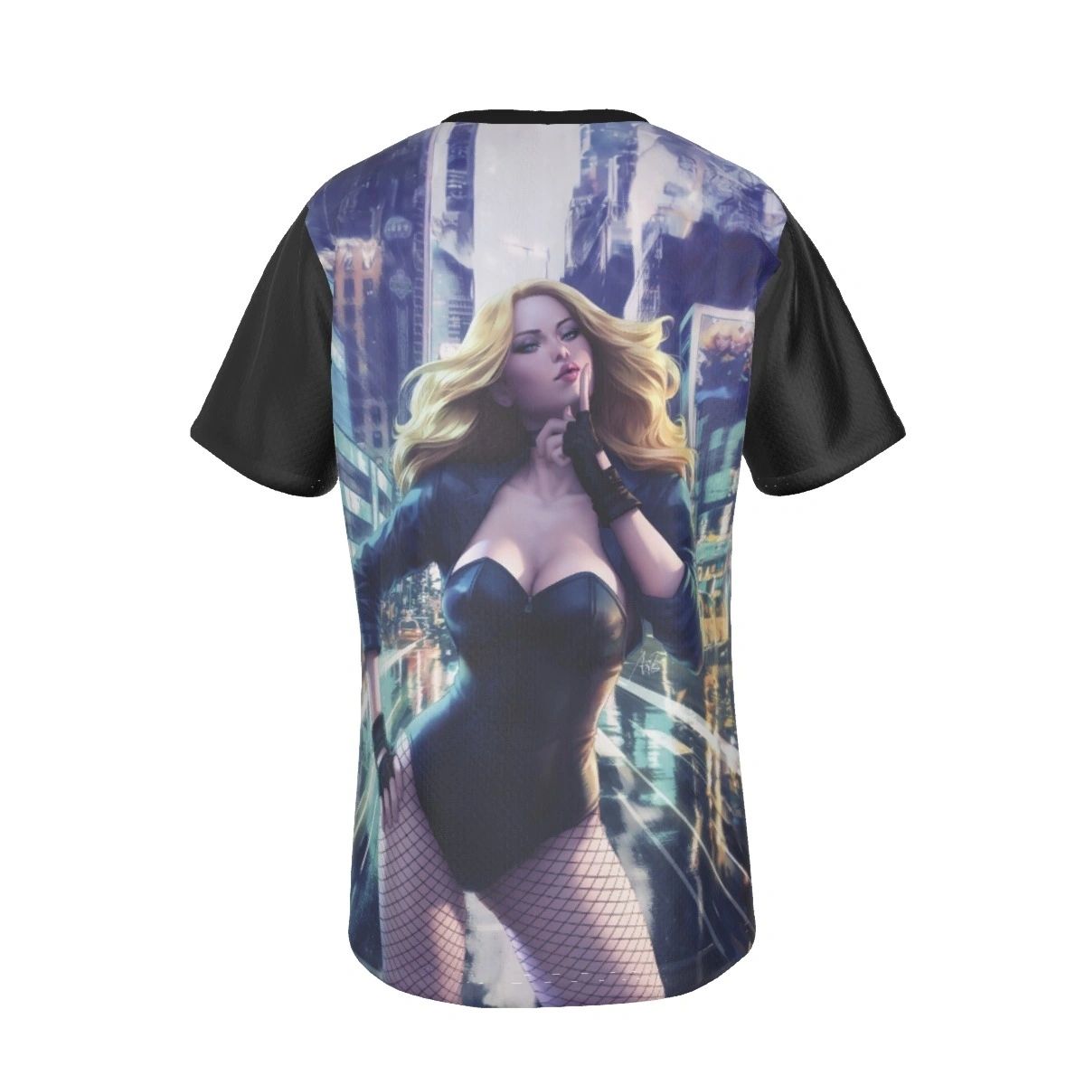 BLACK CANARY ALL OVER PRINT SHIRT AND TANK TOP - STANLEY ARTGEM LAU ART