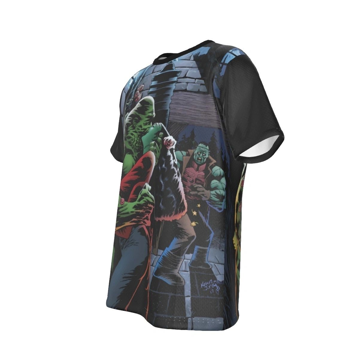 MONSTERS IN LOVE ALL OVER PRINT SHIRT AND TANK TOP
