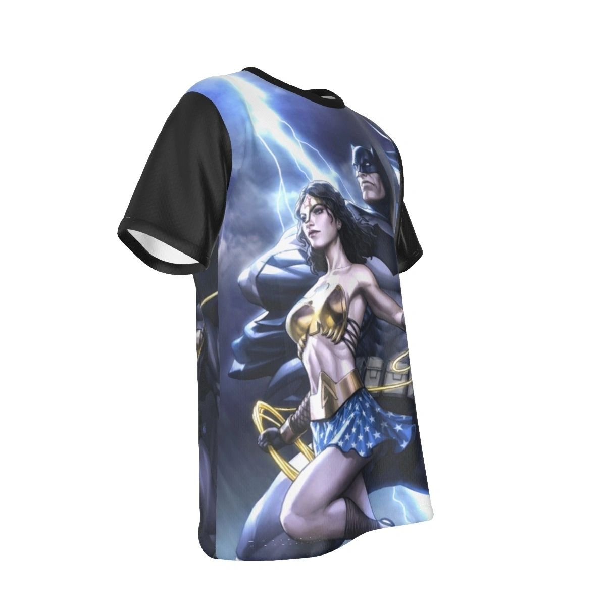 BATMAN WONDER WOMAN ALL OVER PRINT SHIRT AND TANK TOP - STANLEY ARTGEM LAU ART