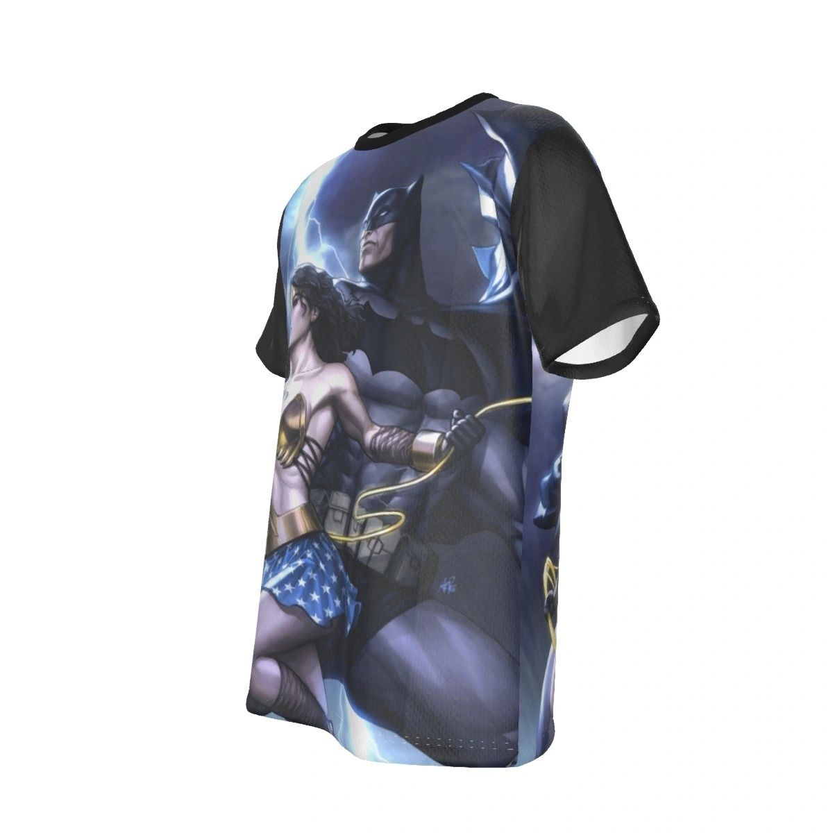 BATMAN WONDER WOMAN ALL OVER PRINT SHIRT AND TANK TOP - STANLEY ARTGEM LAU ART