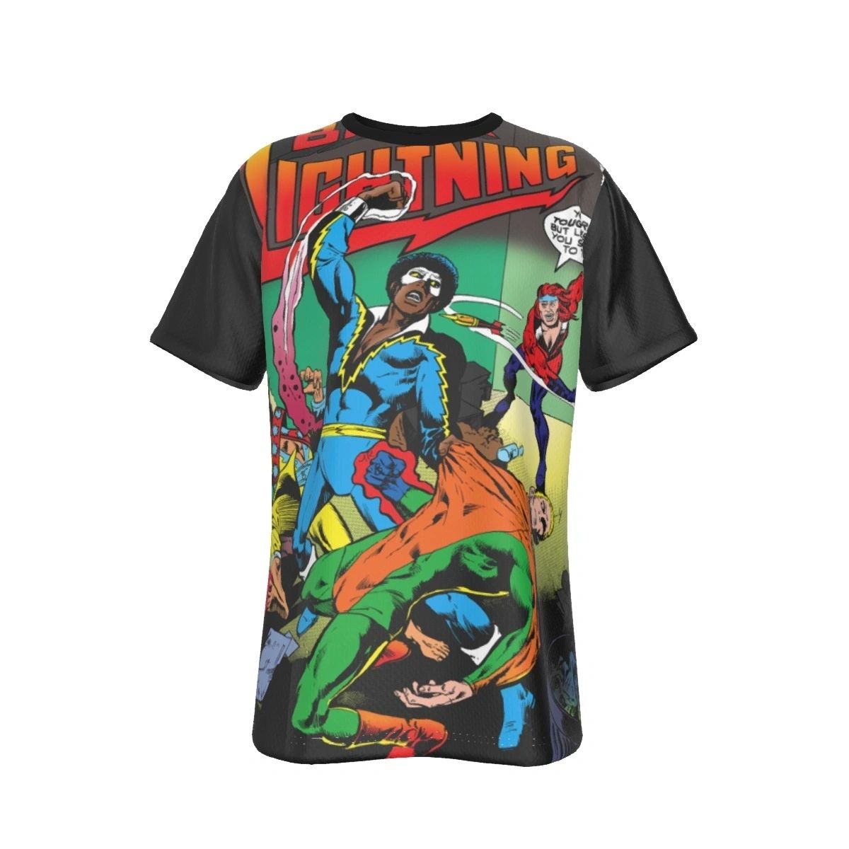 BLACK LIGHTNING 6 ALL OVER PRINT SHIRT AND TANK TOP
