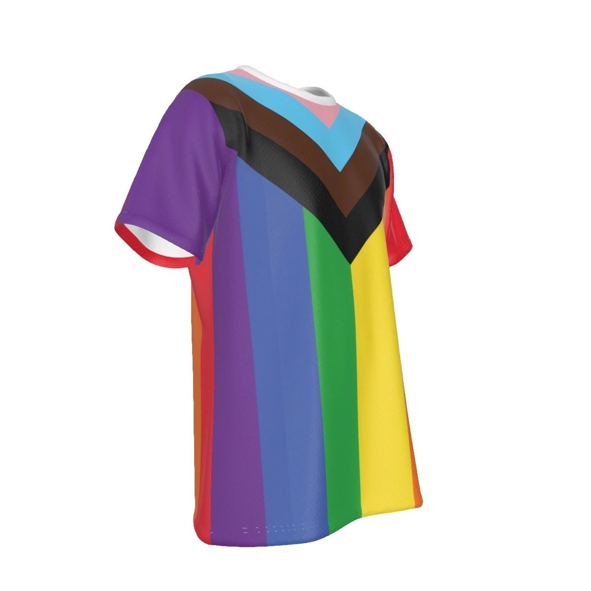 LGBTIA+ RAINBOW FLAG ALL OVER PRINT SHIRT AND TANK TOP - ALL INCLUSIVE NEW PROGRESS