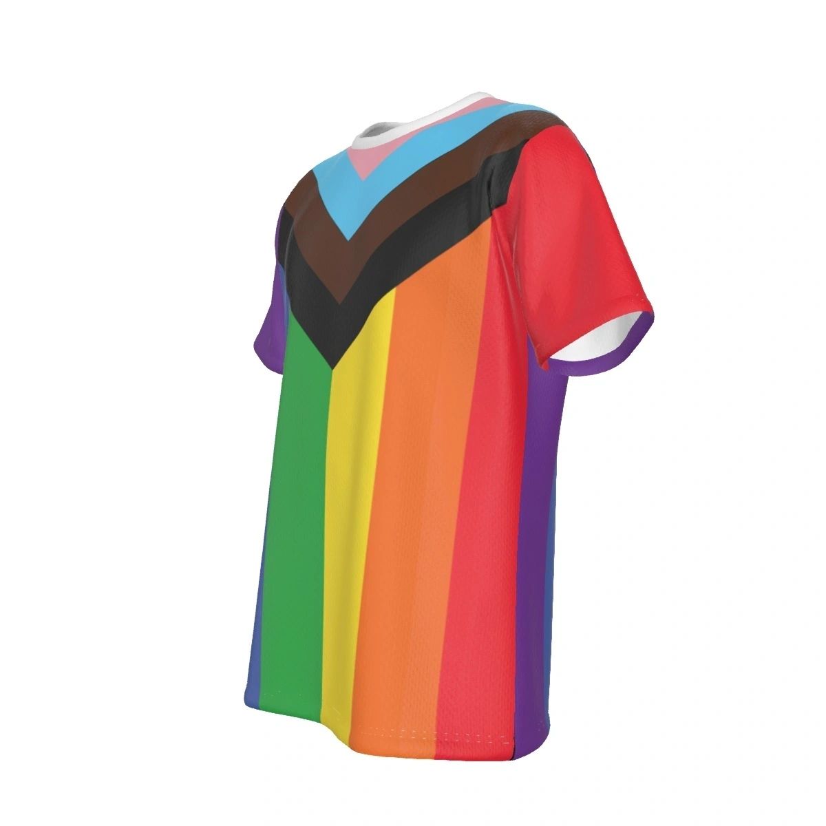 LGBTIA+ RAINBOW FLAG ALL OVER PRINT SHIRT AND TANK TOP - ALL INCLUSIVE NEW PROGRESS