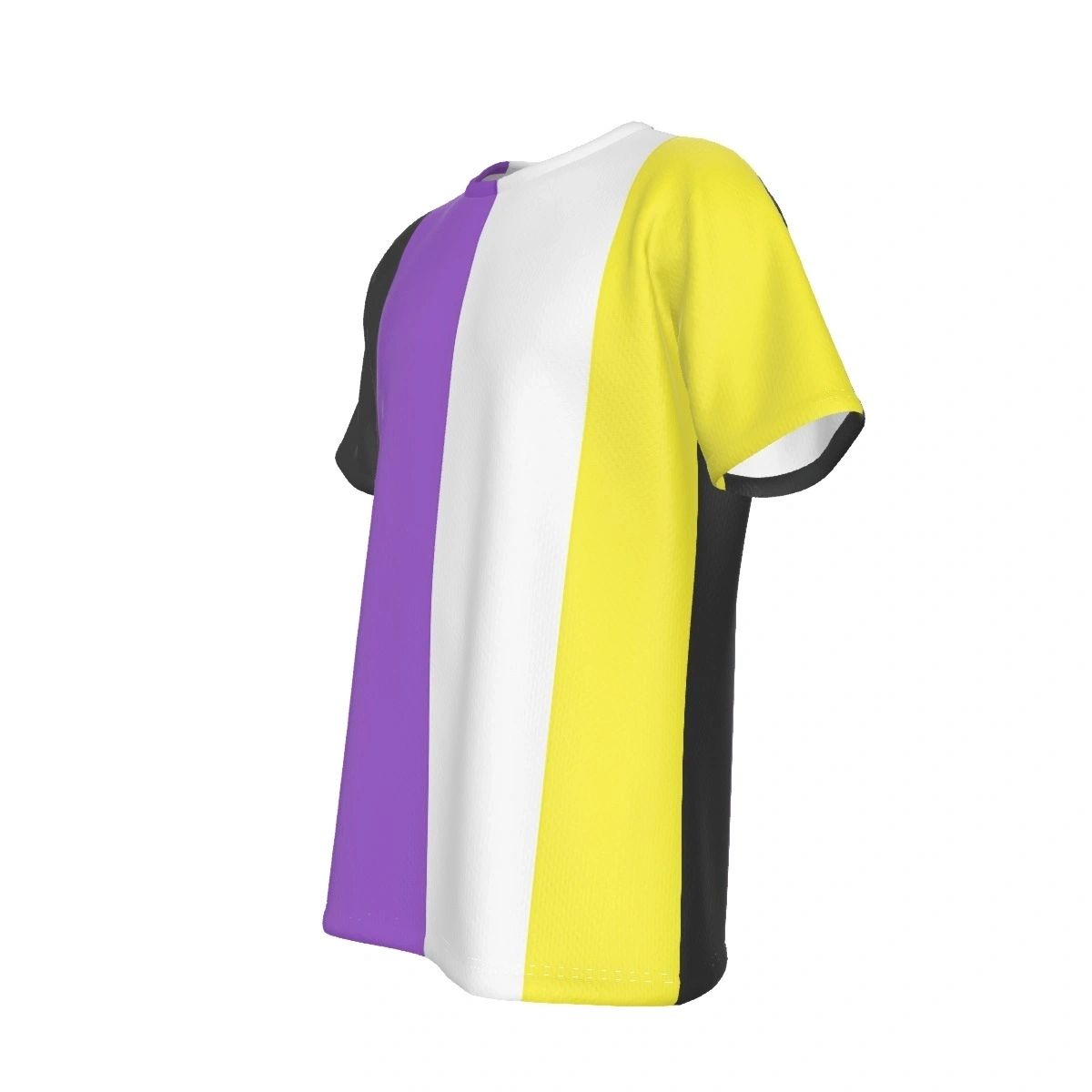 NON-BINARY RAINBOW PRIDE FLAG ALL OVER PRINT SHIRT AND TANK TOP