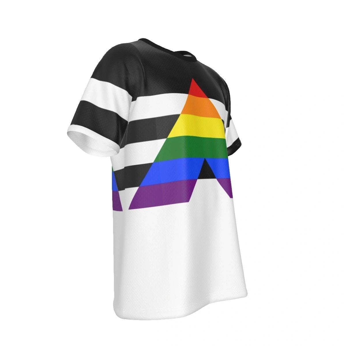 STRAIGHT ALLY RAINBOW PRIDE FLAG ALL OVER PRINT SHIRT AND TANK TOP