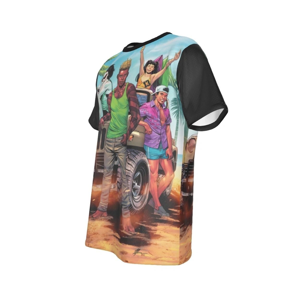 AQUALAD PRIDE ALL OVER PRINT SHIRT AND TANK TOP