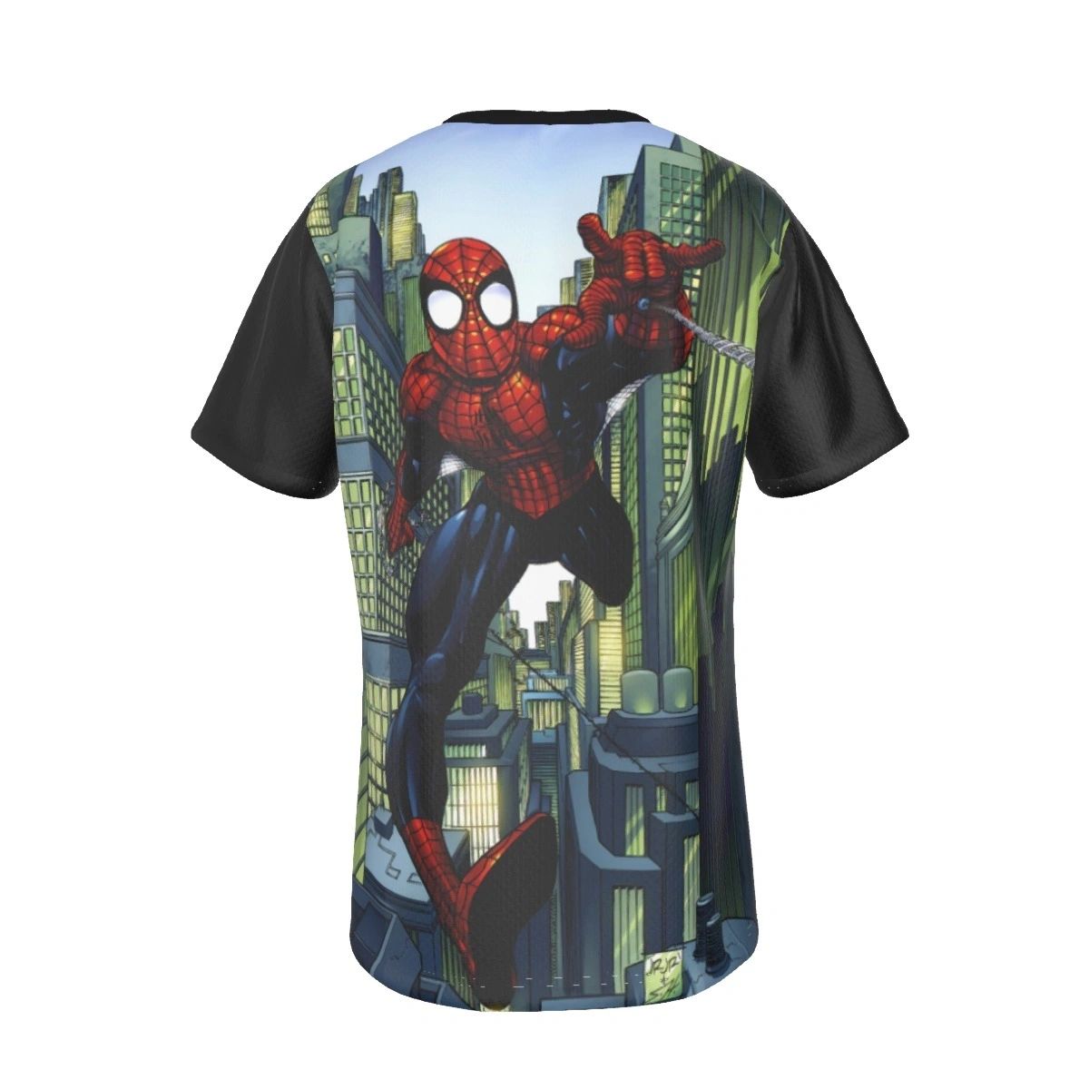 SPIDERMAN POSTER 2 ALL OVER PRINT SHIRT AND TANK -JOHN ROMITA JR ART