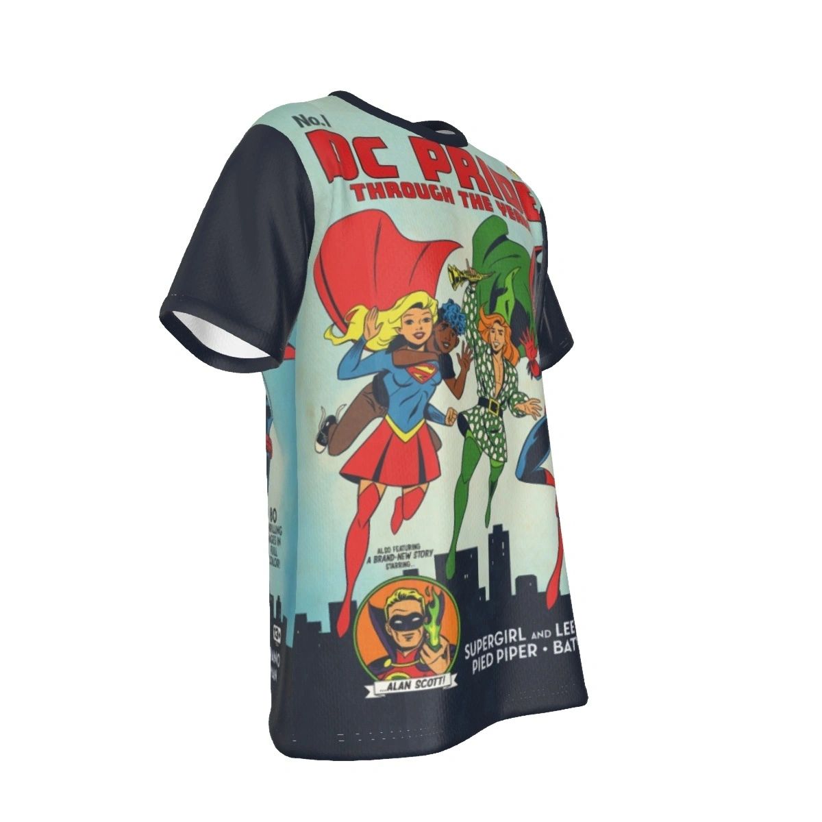 DC PRIDE THROUGH THE YEARS PRIDE ALL OVER PRINT SHIRT AND TANK TOP