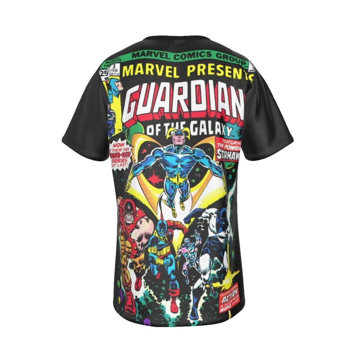 MARVEL PRESENTS 3 GUARDIANS OF THE GALAXY ALL OVER PRINT SHIRT