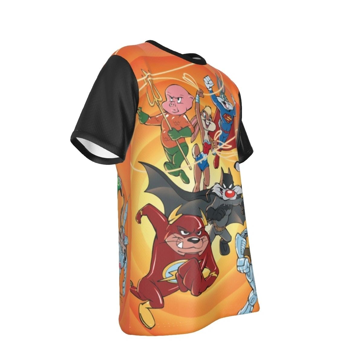 LOONEY TUNES JLA ALL OVER PRINT SHIRT AND TANK TOP - JLA 45 VAR