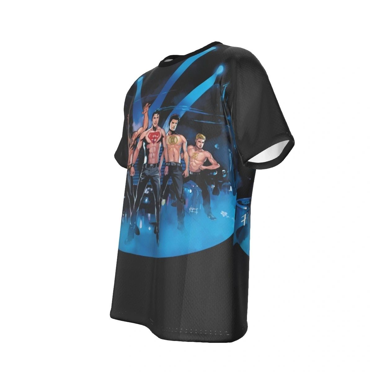 SHIRTLESS JLA ALL OVER PRINT SHIRT AND TANK TOP - JLA 40 VAR