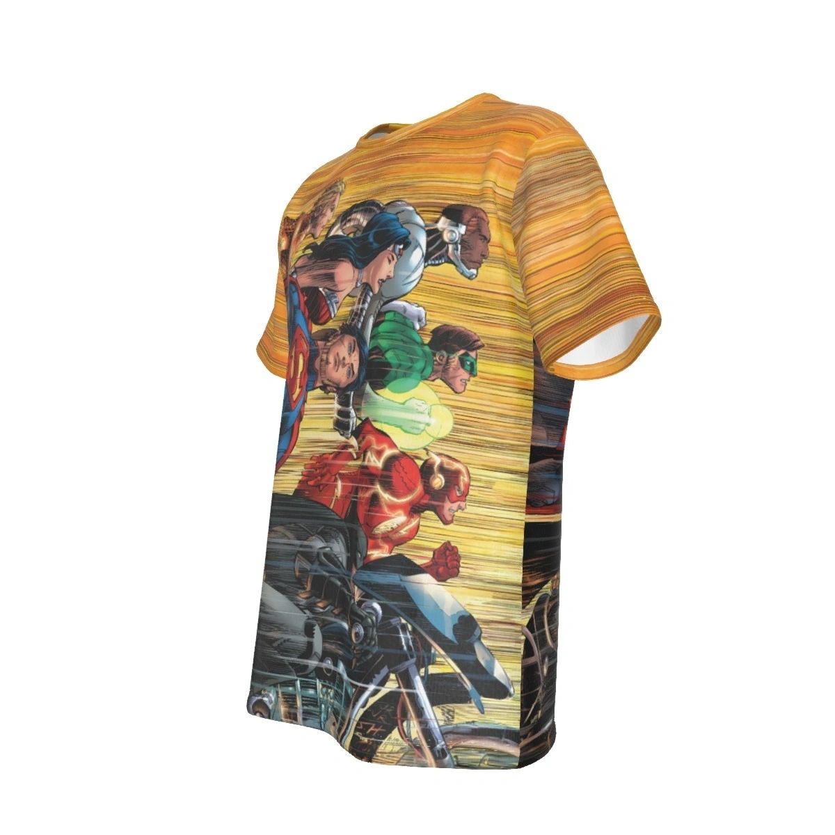 JLA 50 VAR ALL OVER PRINT SHIRT AND TANK TOP -JOHN ROMITA JR ART