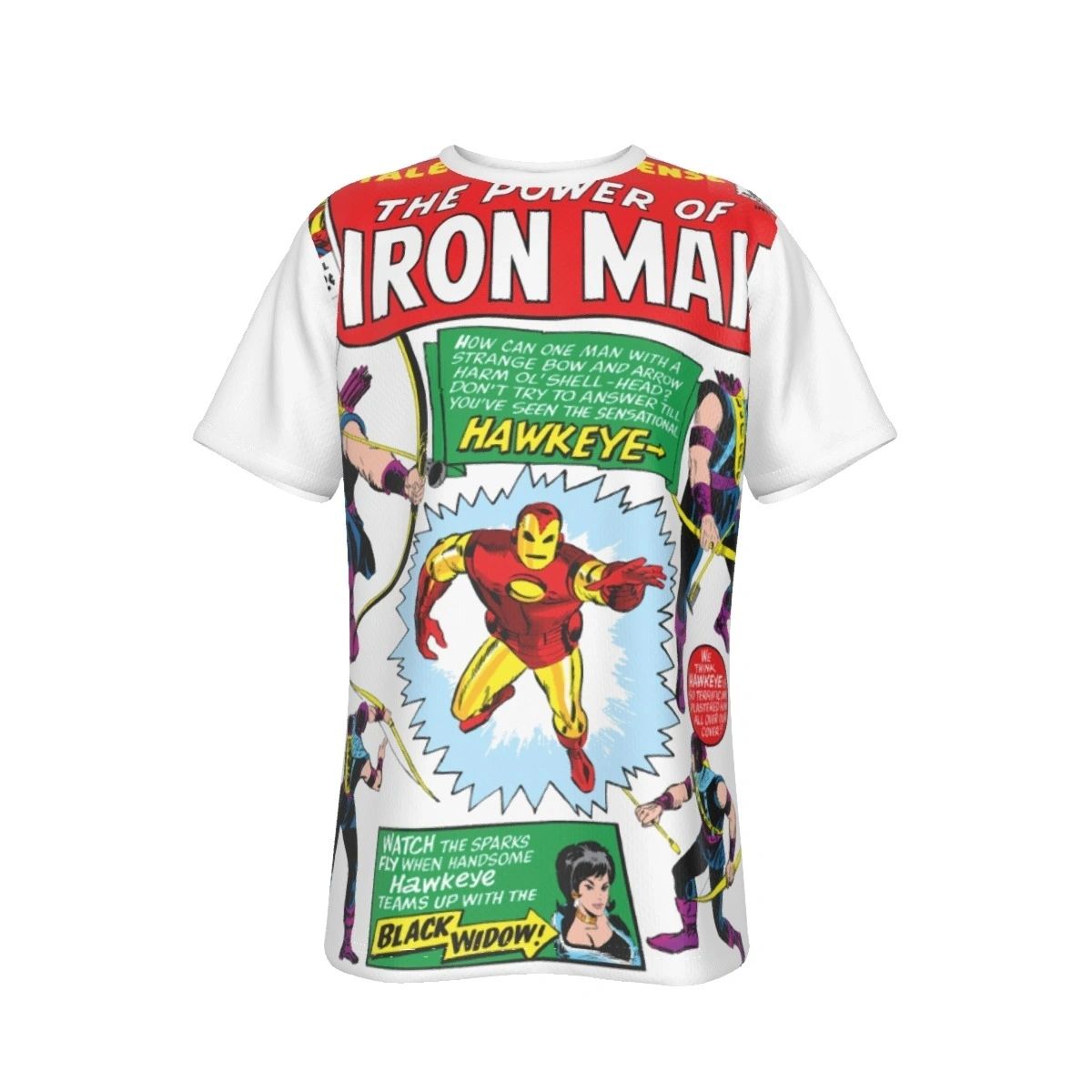TALES OF SUSPENSE 57 ALL OVER PRINT SHIRT OR TANK - 1ST HAWKEYE - SECRET SALE