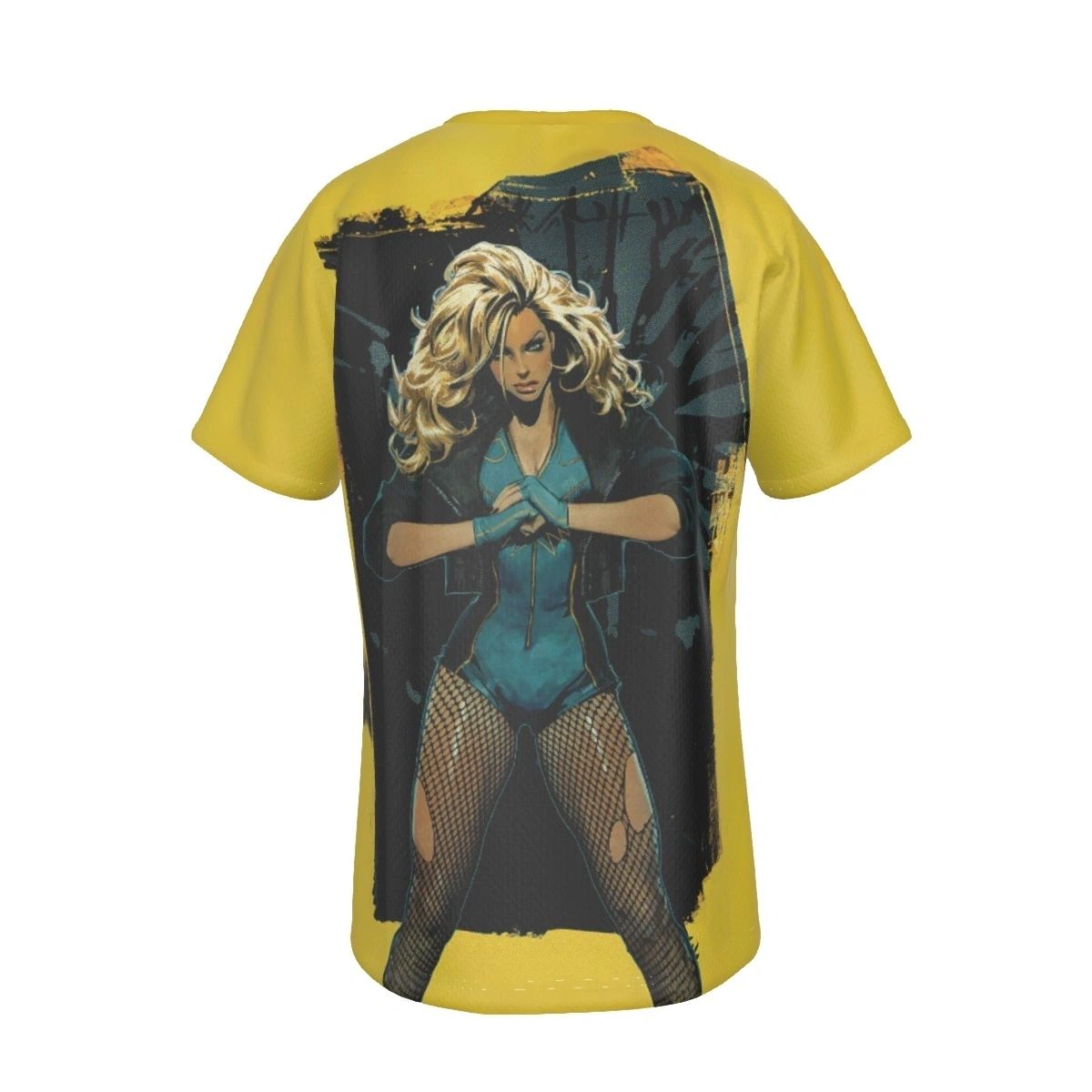 BLACK CANARY KNUCKLE CRUNCH ALL OVER PRINT SHIRT AND TANK TOP