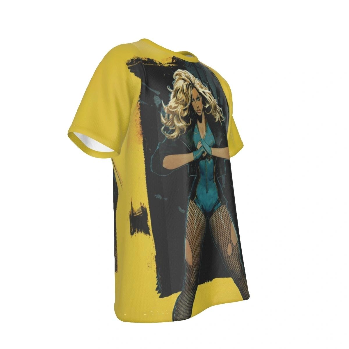 BLACK CANARY KNUCKLE CRUNCH ALL OVER PRINT SHIRT AND TANK TOP