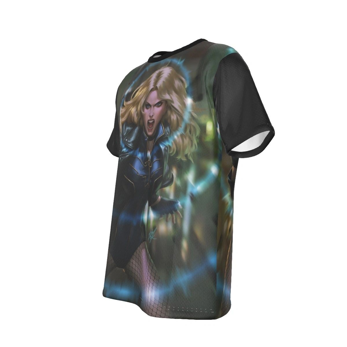 BLACK CANARY SONIC CRY ALL OVER PRINT SHIRT AND TANK TOP