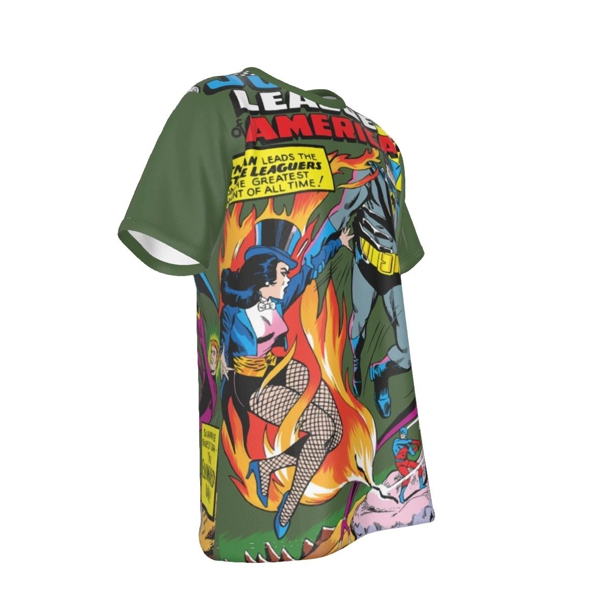JLA 51 ALL OVER PRINT SHIRT OR TANK - ZATANNA AND ATOM