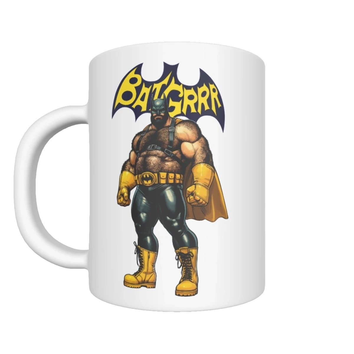 BAT-GRRR COFFEE MUG -OF THE SUPERGRRRRs SERIES