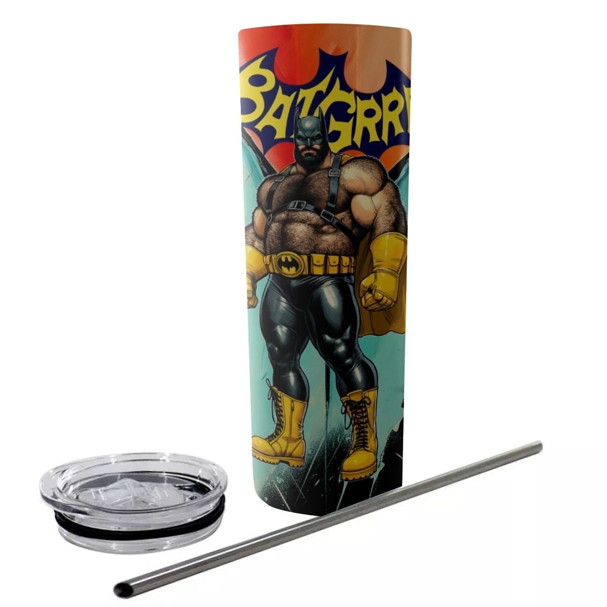 BAT-GRRR STAINLESS STEEL TUMBLER