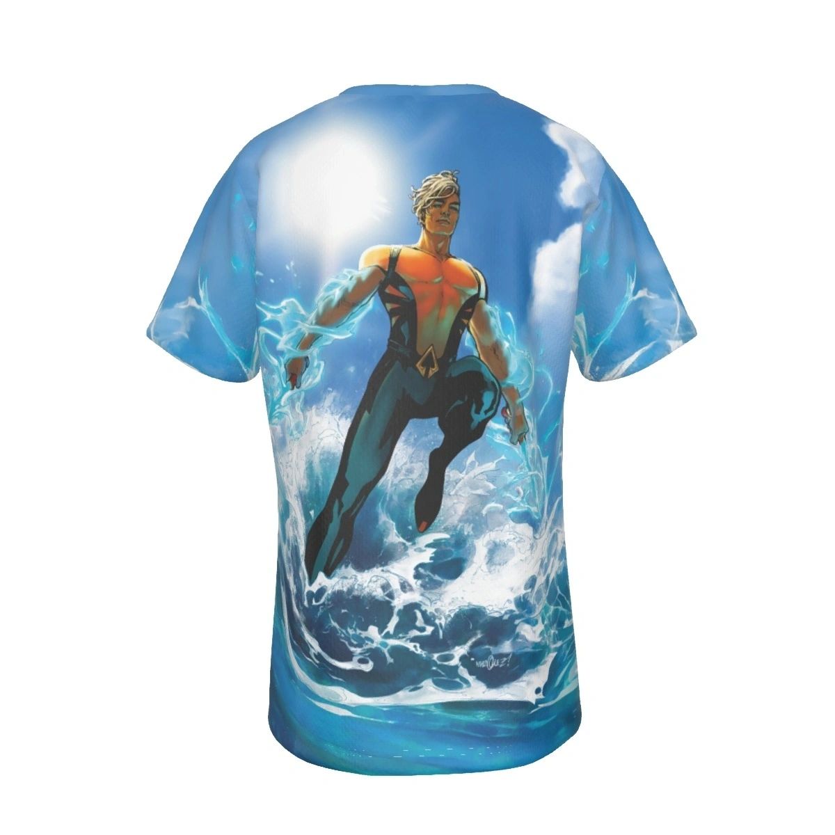 AQUALAD (JACKSON HYDE) ALL-OVER PRINT SHIRT FROM AQUAMAN 1 VAR