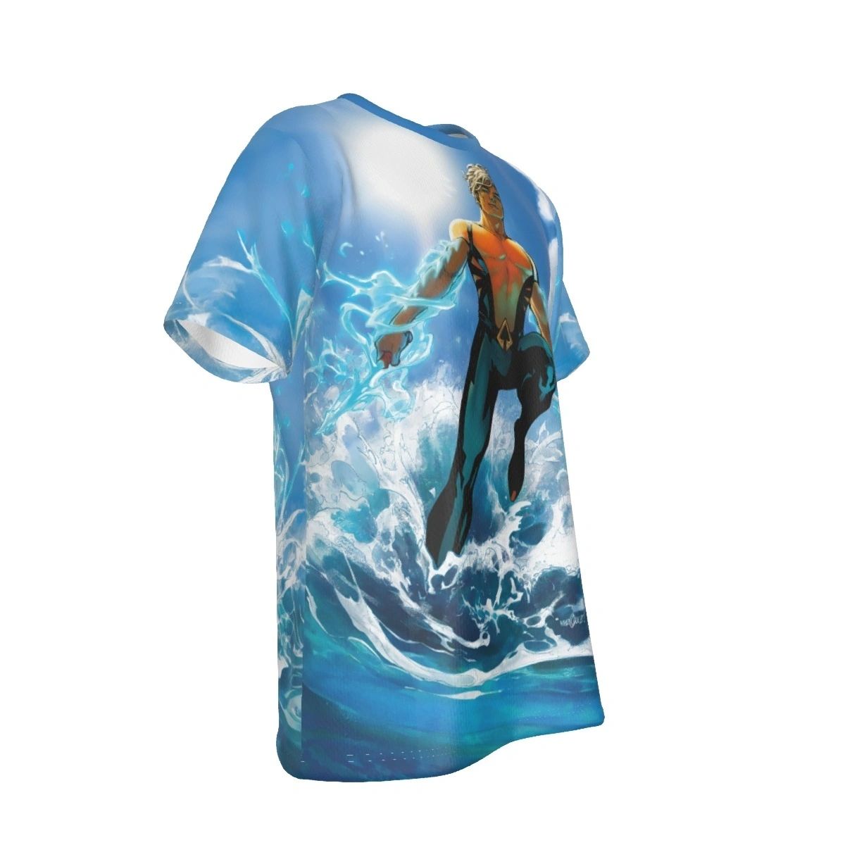 AQUALAD (JACKSON HYDE) ALL-OVER PRINT SHIRT FROM AQUAMAN 1 VAR