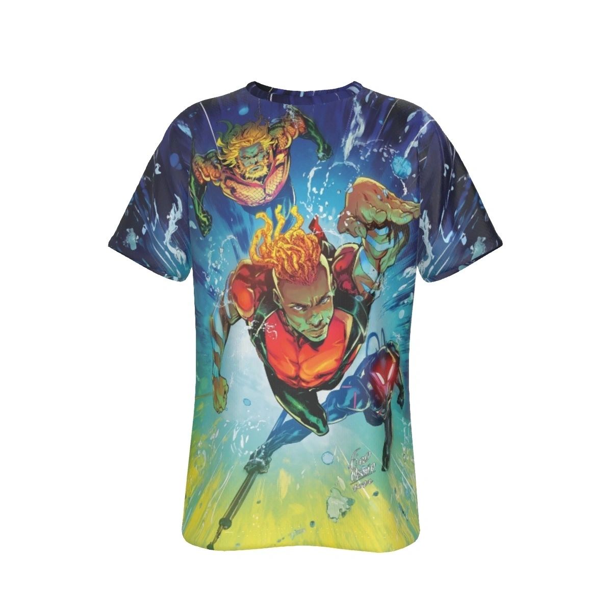 AQUALAD (JACKSON HYDE) ALL-OVER PRINT SHIRT FROM AQUAMEN 6