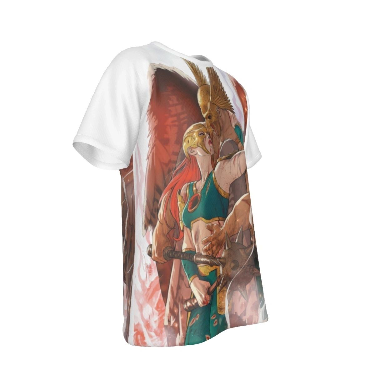 HAWKGIRL ALL-OVER PRINT SHIRT FROM HAWKMAN V5 29