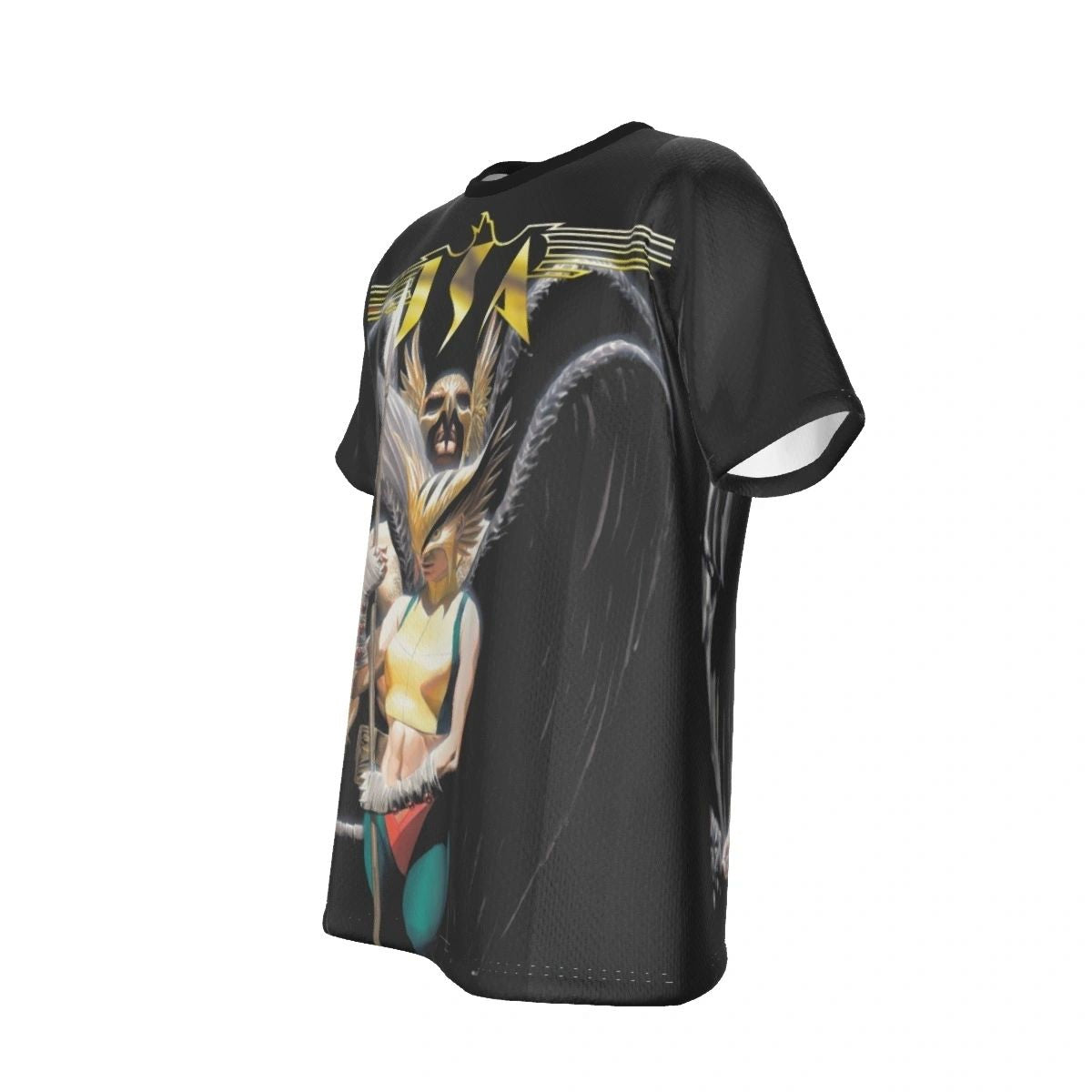 HAWKGIRL ALL-OVER PRINT SHIRT FROM JSA 74