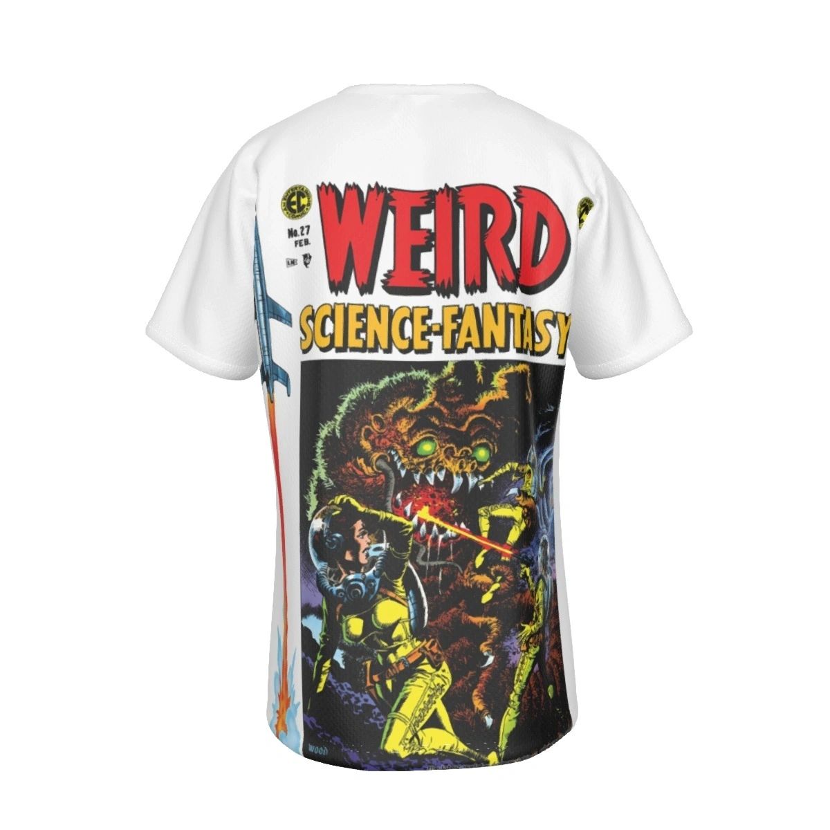 WEIRD SCIENCE FICTION 27 ALL-OVER PRINT SHIRT - WALLY WOOD ART