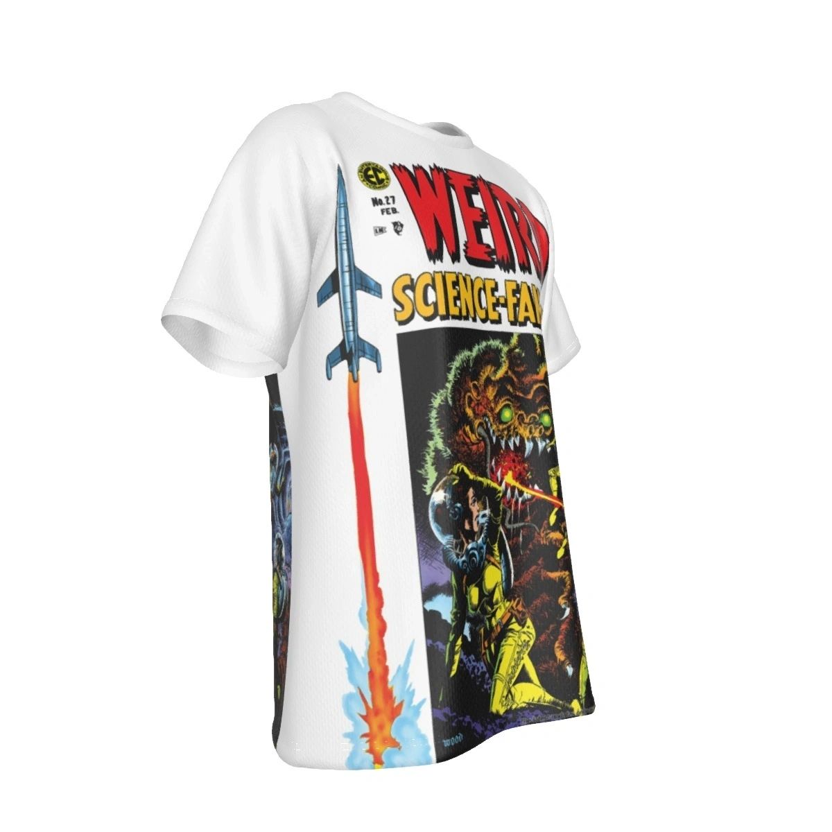 WEIRD SCIENCE FICTION 27 ALL-OVER PRINT SHIRT - WALLY WOOD ART