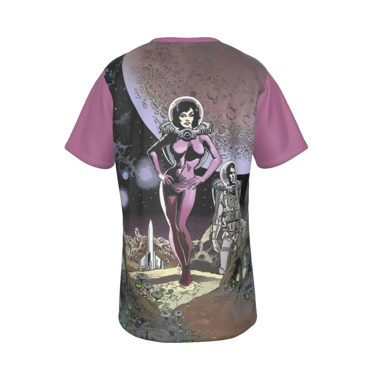 STRANGE WORLDS OF SCI FI ALL OVER PRINT SHIRT - WALLY WOOD ART