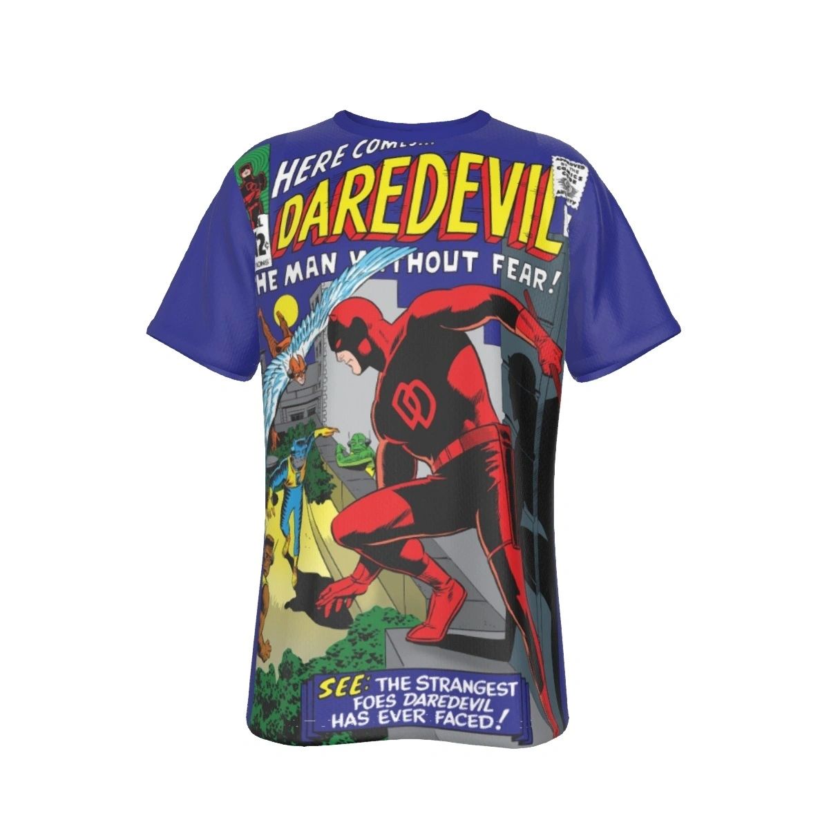DAREDEVIL 10 ALL OVER PRINT SHIRT - WALLY WOOD ART - SECRET SALE