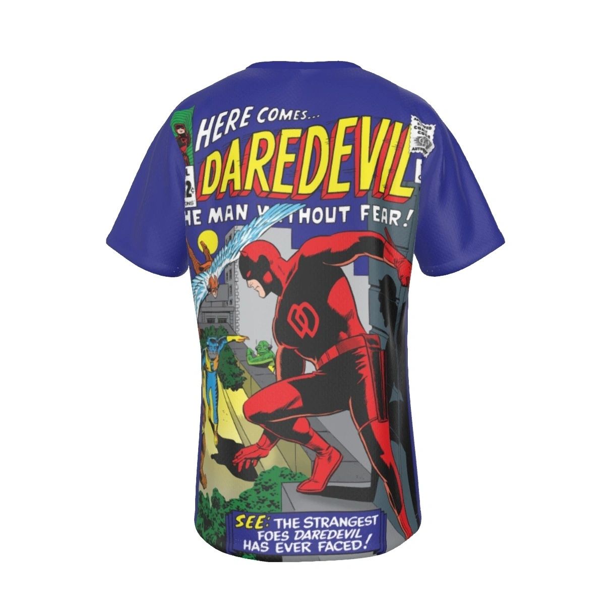 DAREDEVIL 10 ALL OVER PRINT SHIRT - WALLY WOOD ART - SECRET SALE