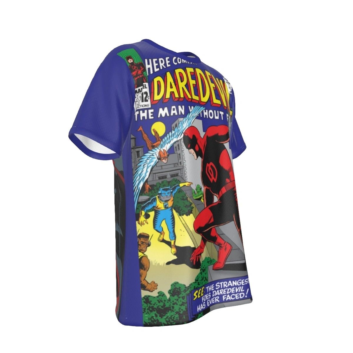 DAREDEVIL 10 ALL OVER PRINT SHIRT - WALLY WOOD ART - SECRET SALE